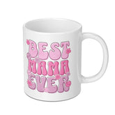 Best Mama Ever Mug with Adorable Pink Design product type